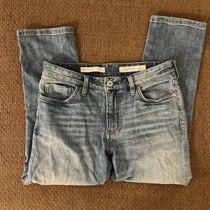 Pilcro and the Letterpress cropped slim boyfriend jeans